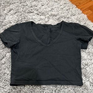 Brandy Melville Black Crop Top